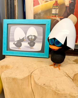 Calimero Lenci Vintage Stampa Incorniciata ‘80:’90