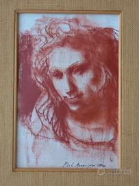 Matita sanguigna su carta 20*30