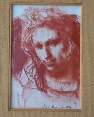 Matita sanguigna su carta 20*30