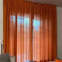 TENDE SOGGIORNO 2 + 3 di SETA Arancioni x binario