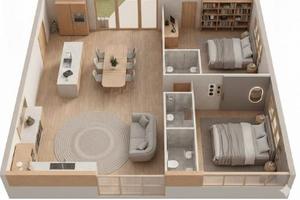 Trilocale con giardino semi arredato a marchirolo