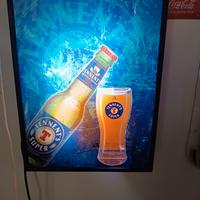 insegna luminosa Tennent's  termoformata 