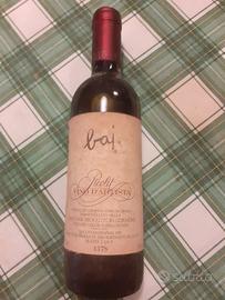 Enrico baj vino  d'artista