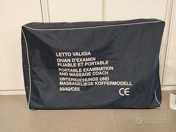 Lettino massaggi portatile