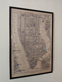 Cornice in legno nera 94X63 Ikea New York 