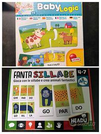 Lotto giochi educativi: Fantasillabe + Baby Logic