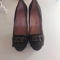 décolleté marroni N38