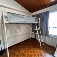 Letto a Soppalco IKEA VITVAL 90x200 Smontato