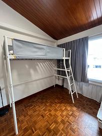 Letto a Soppalco IKEA VITVAL 90x200 Smontato