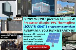 Infissi pvc thermofibra made in italy