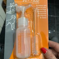 DUE confezioni nuove biberon per animali