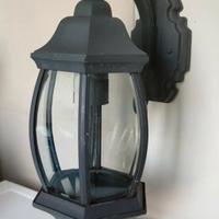 Coppia di lanterne a muro uso interno e esterno 