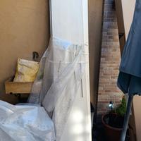 ante armadio rovere bianco rovinate 