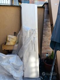 ante armadio rovere bianco rovinate 