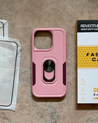 Cover iPhone 14 Pro + vetro NUOVO