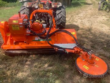 Trincia rinieri con ruota interfilare