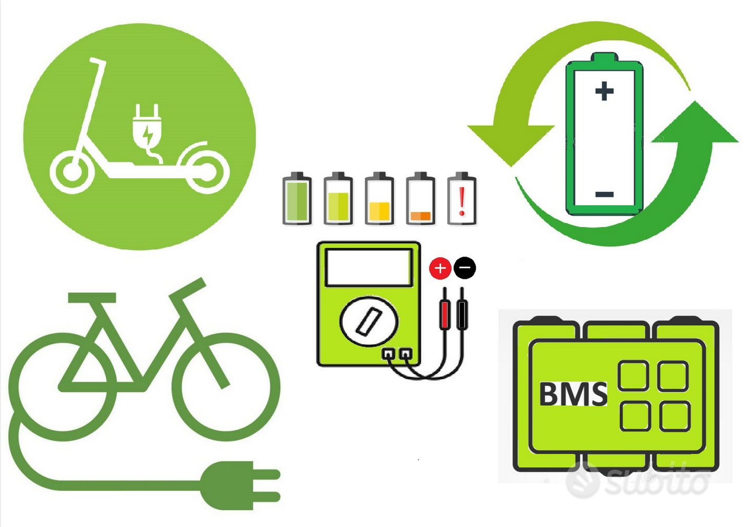 Rigenerazione batterie a litio Giardino e Fai da te In vendita a Verona