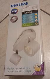 Plafoniera Faretti Philips LED 2 Spot Orientabili