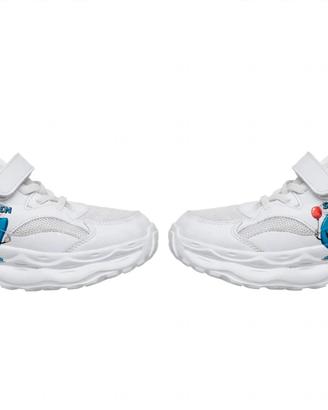 Scarpe bianche bambino con strappo