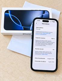 iPhone 16 Pro Max 256GB -Black - Batteria 100%