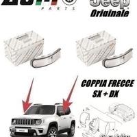 Coppia frecce bianche fanale sx + dx jeep renegate