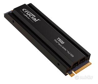 Crucial T500 SSD 2TB Gen4 NVMe M2 dissipatore