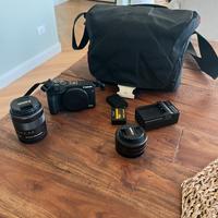 Canon eos m3 + EF-M 22 + 18-55 + BATTERIE + BORSA