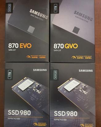 Ssd hard disk samsung 500gb/1tb NEGOZIO BARI