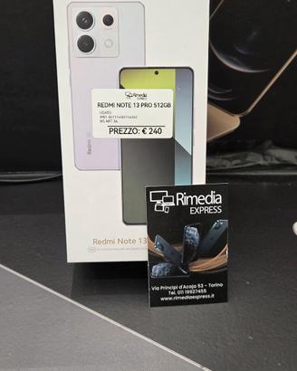 Redmi note 13 pro 5G 512GB usato promo