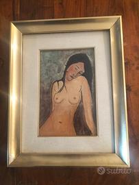 Dipinto a mano stile Modigliani 