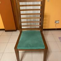 Sedie noce tanganica (con Tavolo rotondo)