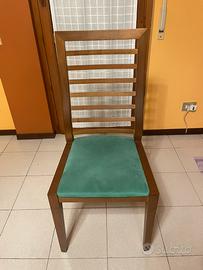 Sedie noce tanganica (con Tavolo rotondo)