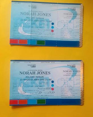 biglietti concerti 2004 Norah Jones
