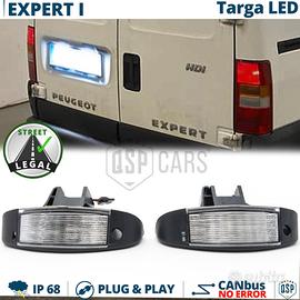 Luci TARGA LED PER Peugeot Expert 1 CANbus 6500K