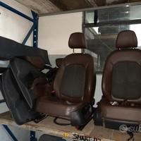 Interno In Pelle Marrone Per Audi A3 8V 5 Porte