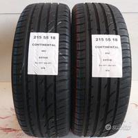 2 gomme 215 55 18 continental a676