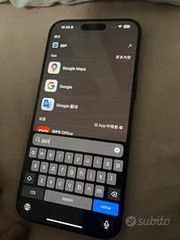 Iphone 15 pro max 256