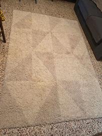 Tappeto IKEA a pelo lungo bianco/beige 160x230 cm