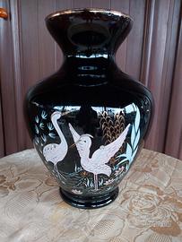 Vaso vintage stile orientale in porcellana 
