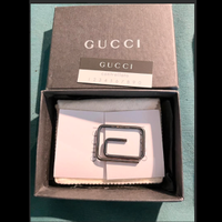 GUCCIraffinatoFERMASOLDIinARGENTO,nuovo,IDEAREGALO