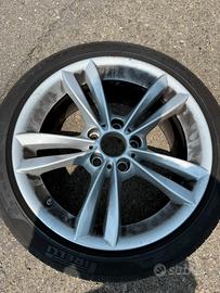 4 cerchi lega originali bmw 18 + gomme