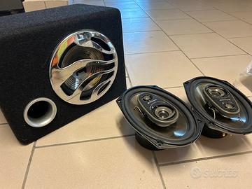 Casse audio auto e subwoofer