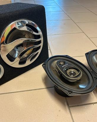 Casse audio auto e subwoofer