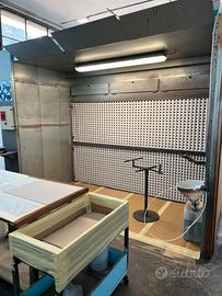 Cabina di verniciatura a secco ‘ Tecnoaspira’