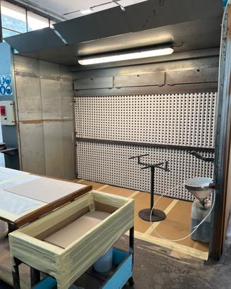 Cabina di verniciatura a secco ‘ Tecnoaspira’