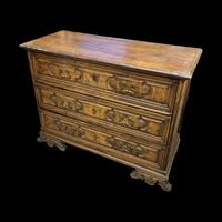 cassettone da camera in legno massello