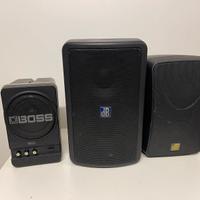 3 Casse attive piccole