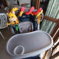 🪑 Seggiolone Chicco con Giochi Inclusi - Ottime C