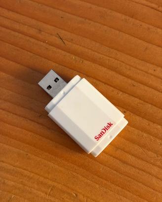 Lettore schede SD card USB Sandisk