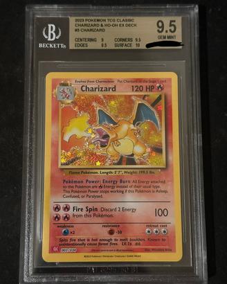 Charizard Classic Collection Eng BGS 9.5